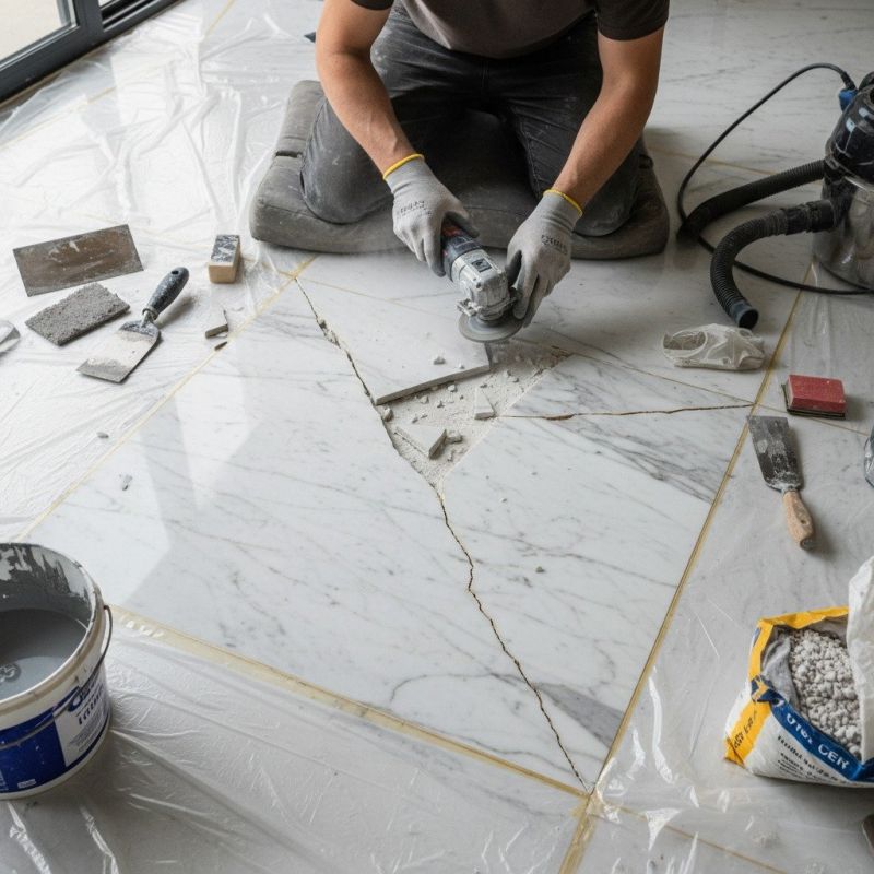 Cracked Tile Repair Service